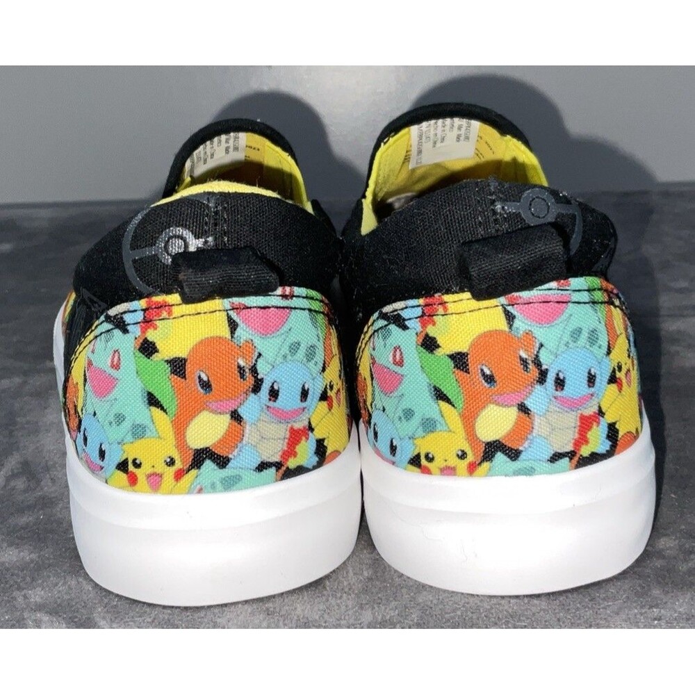 Pokémon Boys Pikachu Slip-On Sneakers Size 6 - Picture 6 of 11